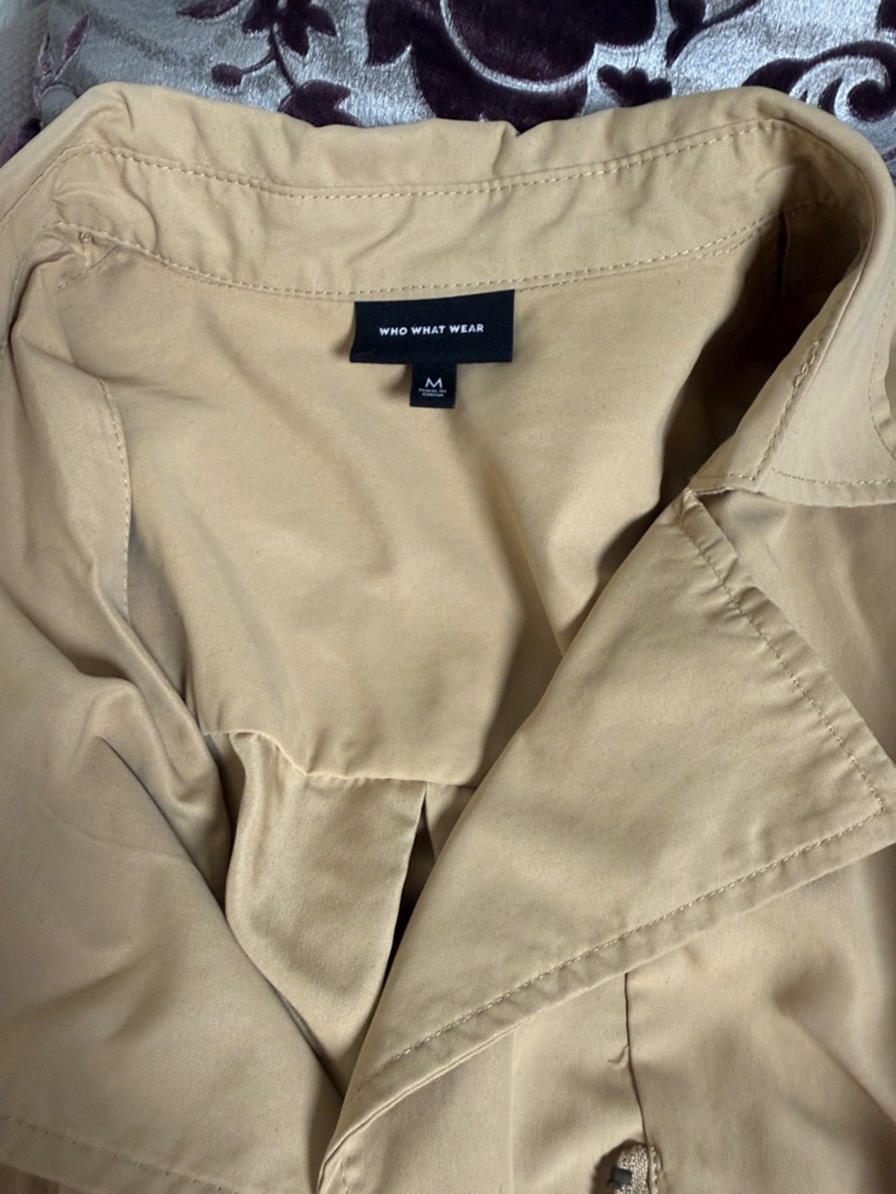Who What Wear Tan Utility Jumpsuit - Picture 2 of 7